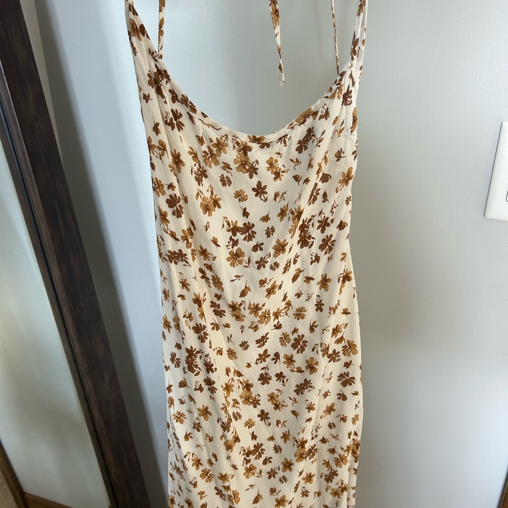 Floral Spaghetti Strap Dress